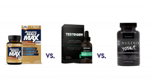 Ageless Male Max Vs. Nugenix Total T Vs. Testogen Comparison Guide by shredfitny