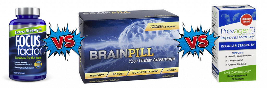 Focus Factor vs Brain Pill vs Prevagen Review by ShredFitNY