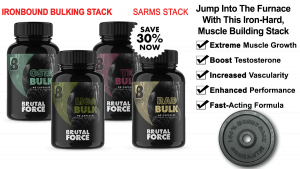 Brutal Force Ironbound Bulking Stack - Lgd 4033, Rad 140, Ostarine, Yk 11 by shredfitny