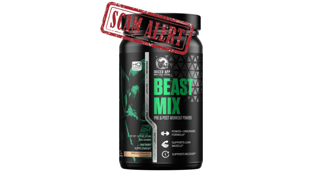 JuicedUpp Beast Mix Scam Alert
