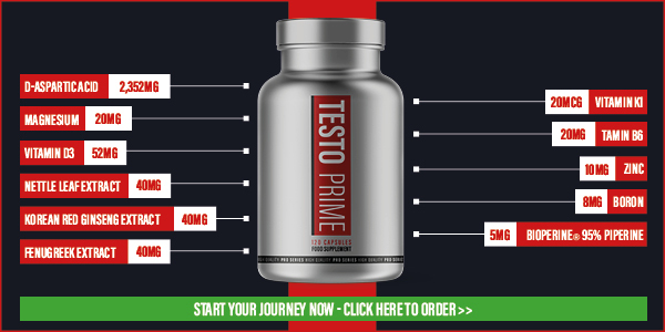 Testo Prime Ingredients Used